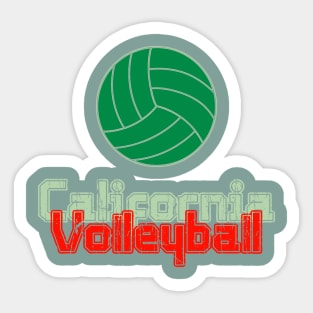 California Volleyball Sticker